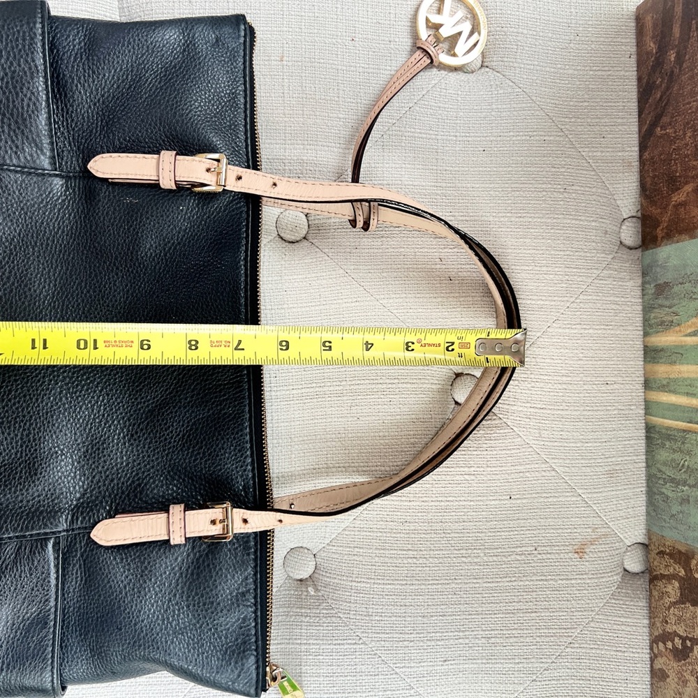 Michael Kors, Jet Set, Large Travel Tote Shoulder Bag Saffiano Leather, Black - Picture 3 of 12
